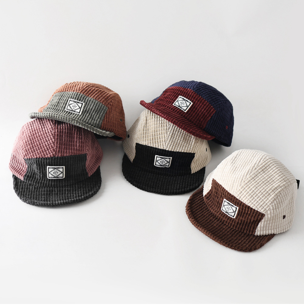 Corduroy Cap 5 Panel - Casquette de baseball en velours côtelé