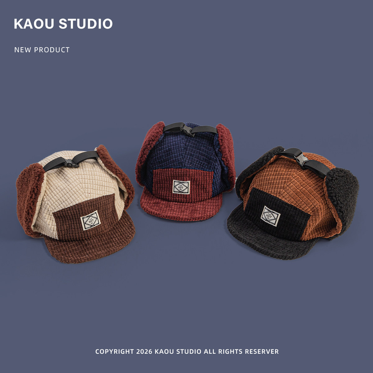 Chapeau de chasseur vintage en - Corduroy Cap 5 Panel avis et prix